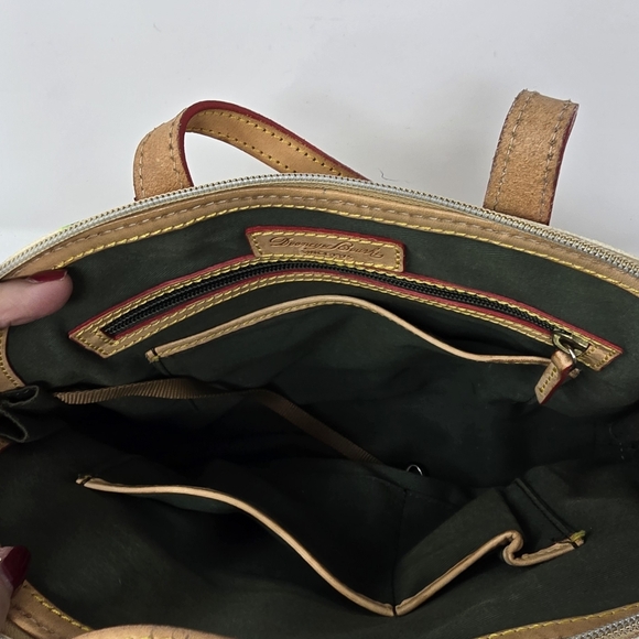 Dooney and Bourke ambrosia tropical fruit coated purse crossbody satchel handbag - Picture 5 of 7